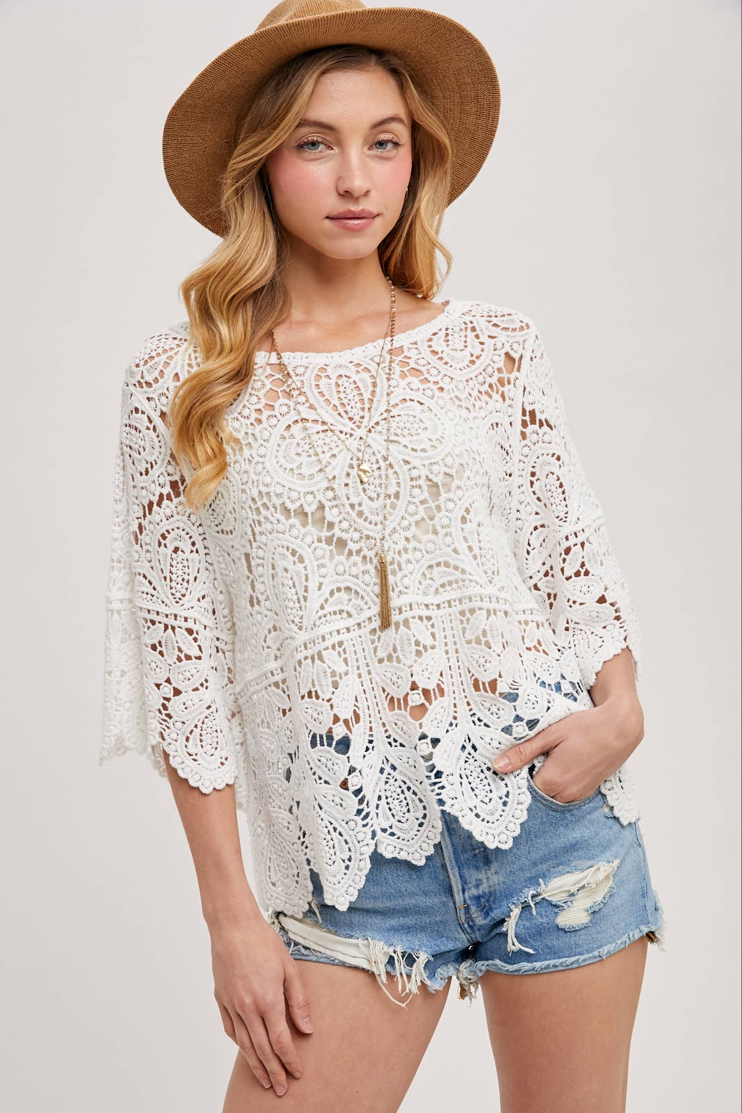 The Ivory Grace Lace Blouse