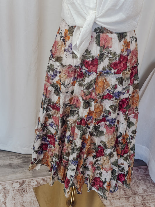 Maura Floral Skirt