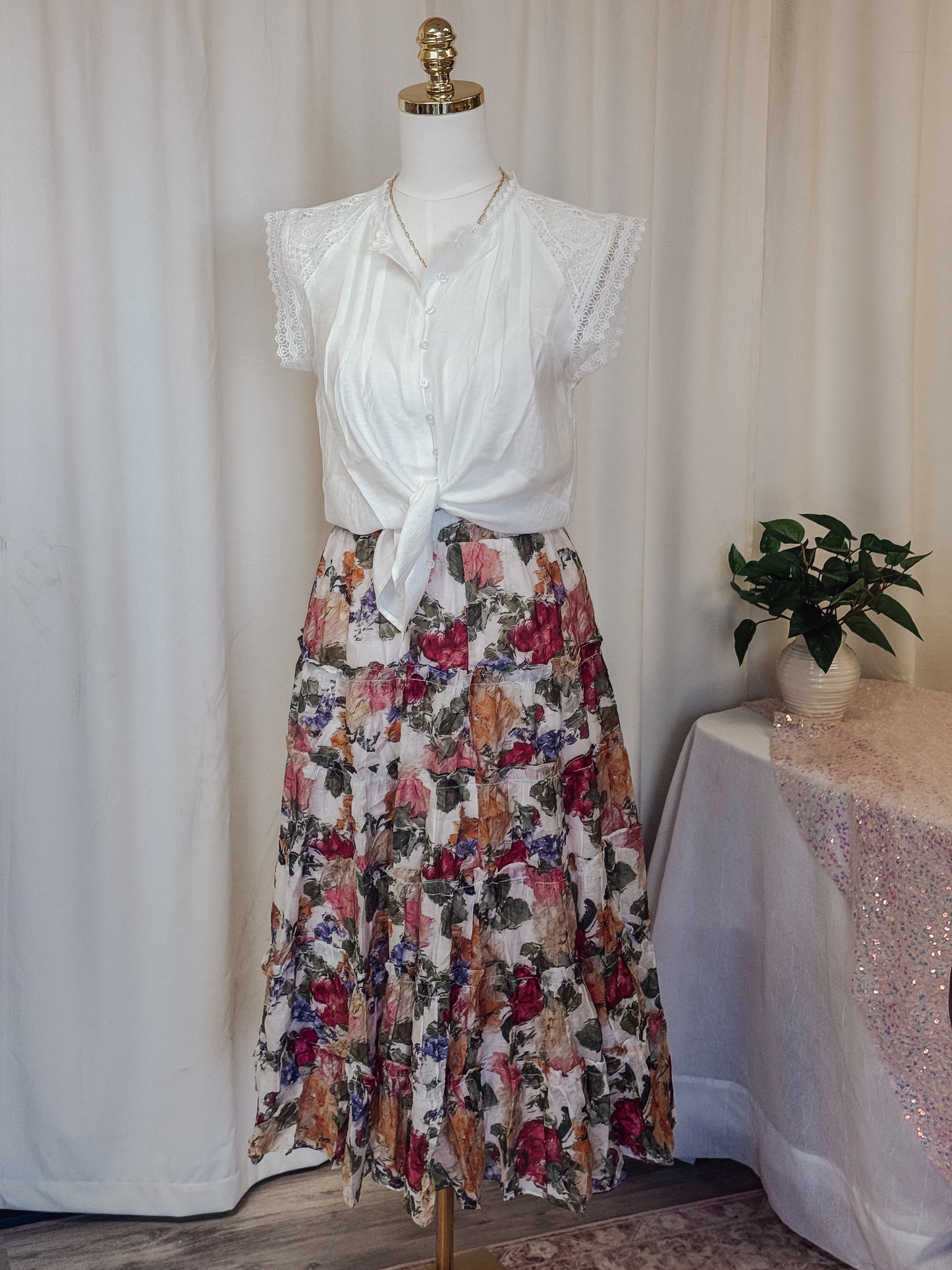 Maura Floral Skirt