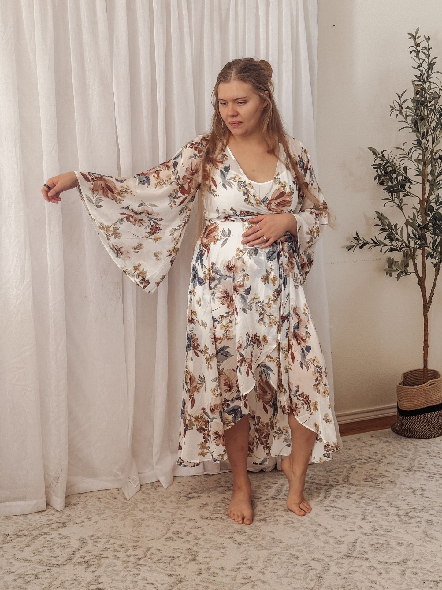 The Maribelle Floral Wrap Maxi