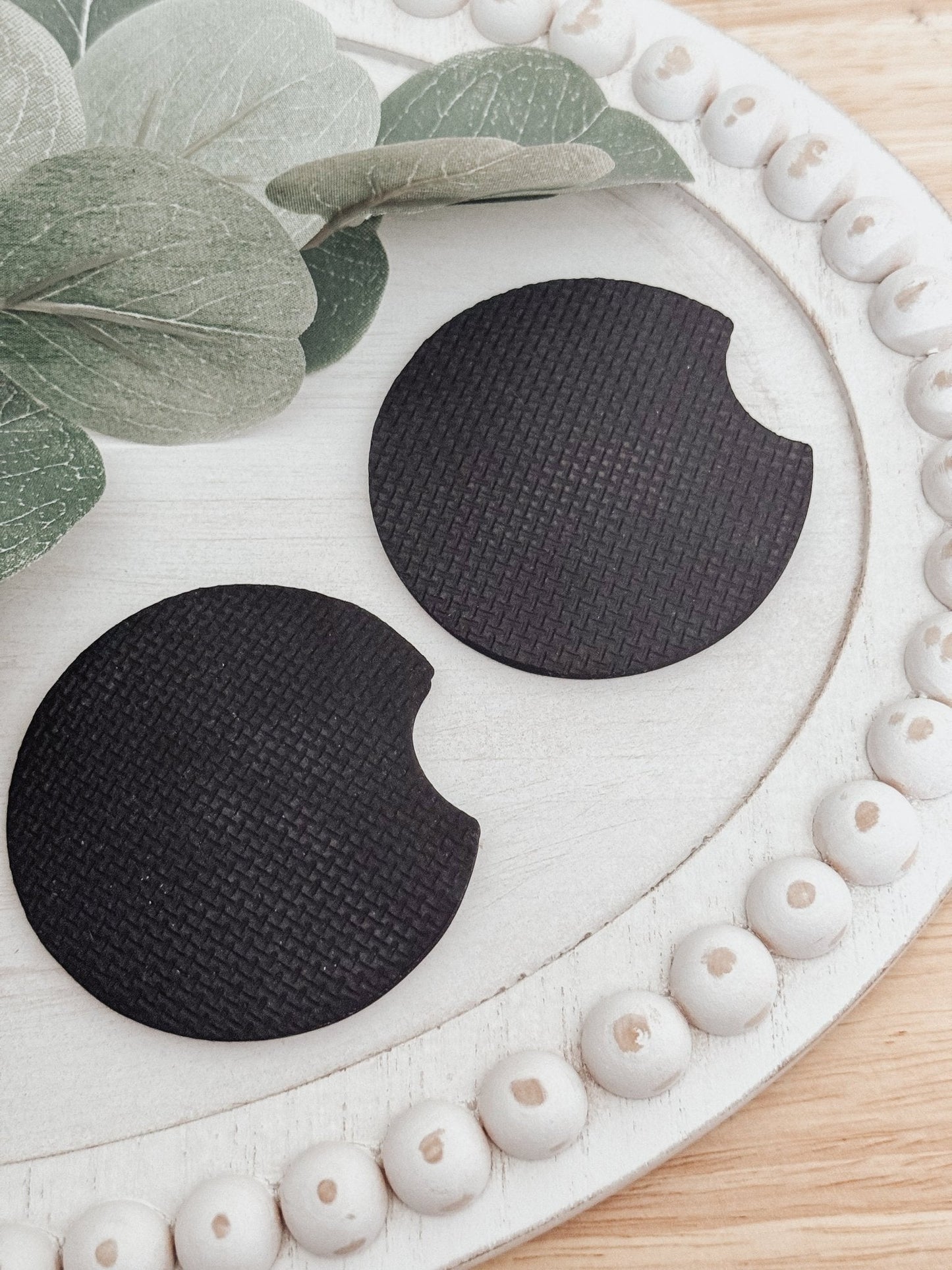 Car Coasters #5 Pink Flowers - Emma K Designs