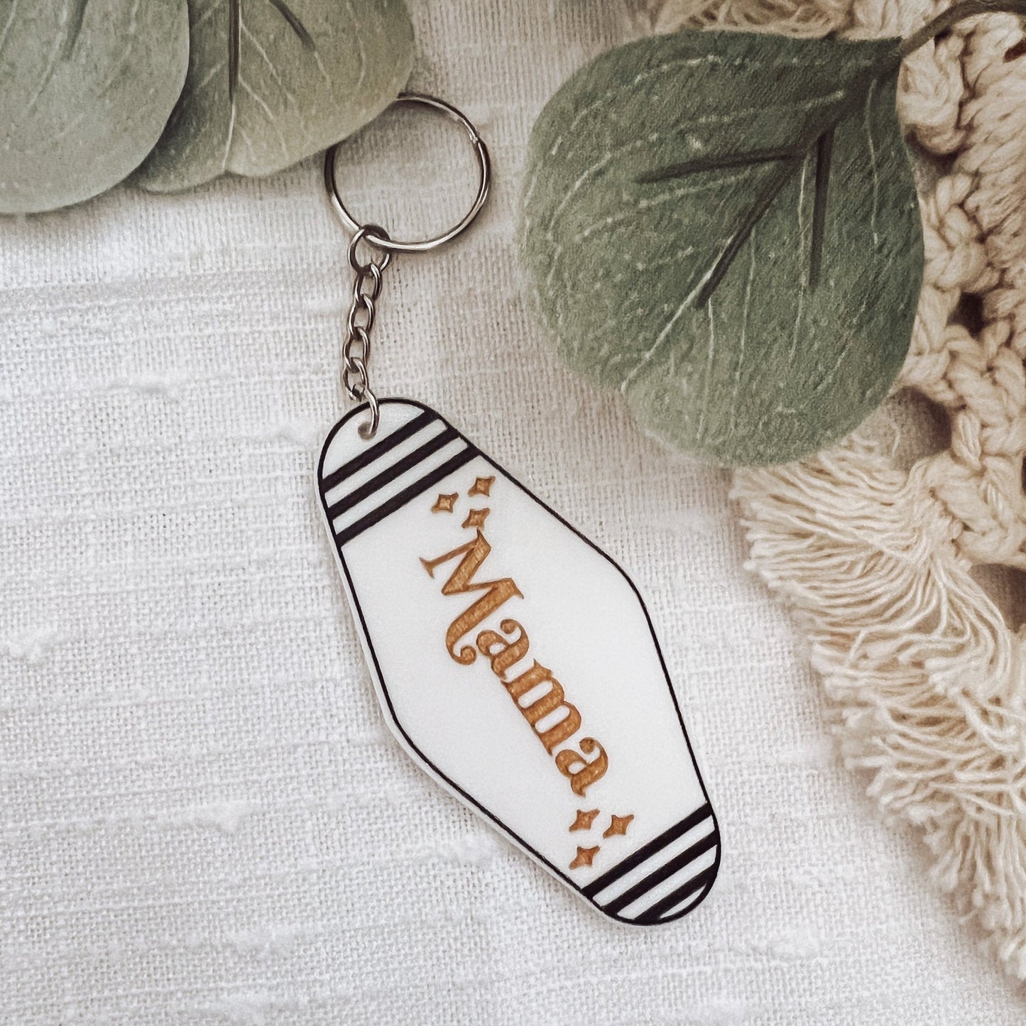 Mama Vintage Hotel Keychain - Emma K Designs