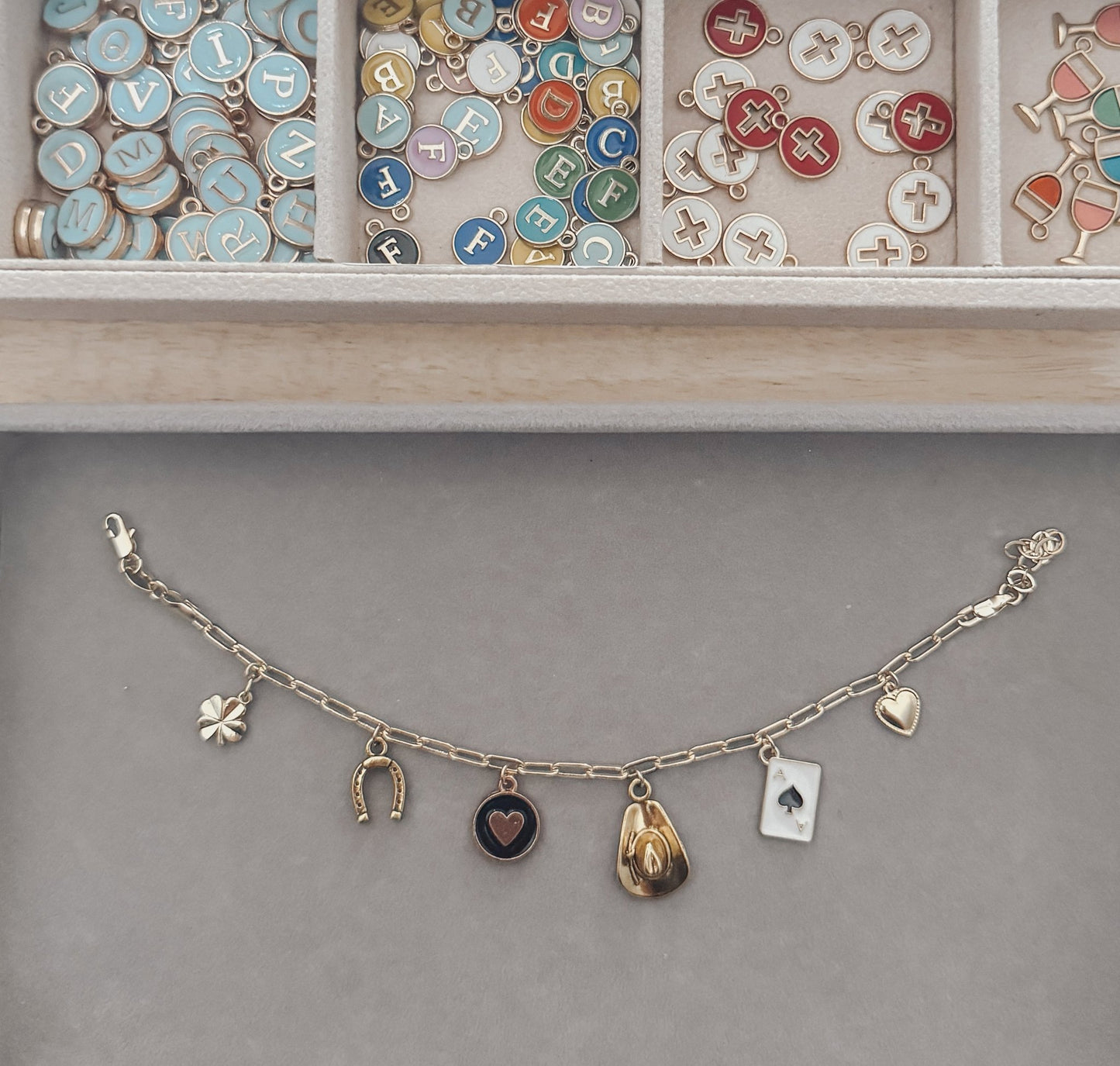 Western Style Charm Bracelet - Emma K Designs