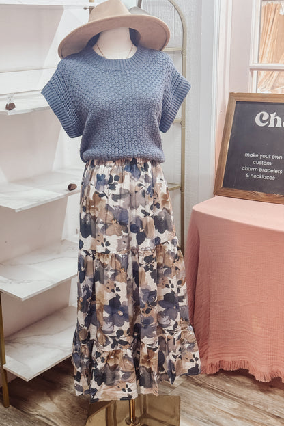 Textured Knit Boxy Top