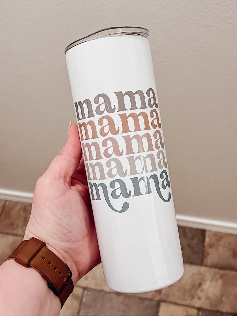 20oz Retro Mama Skinny Tumbler