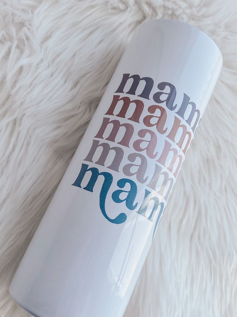 20oz Retro Mama Skinny Tumbler - Emma K Designs