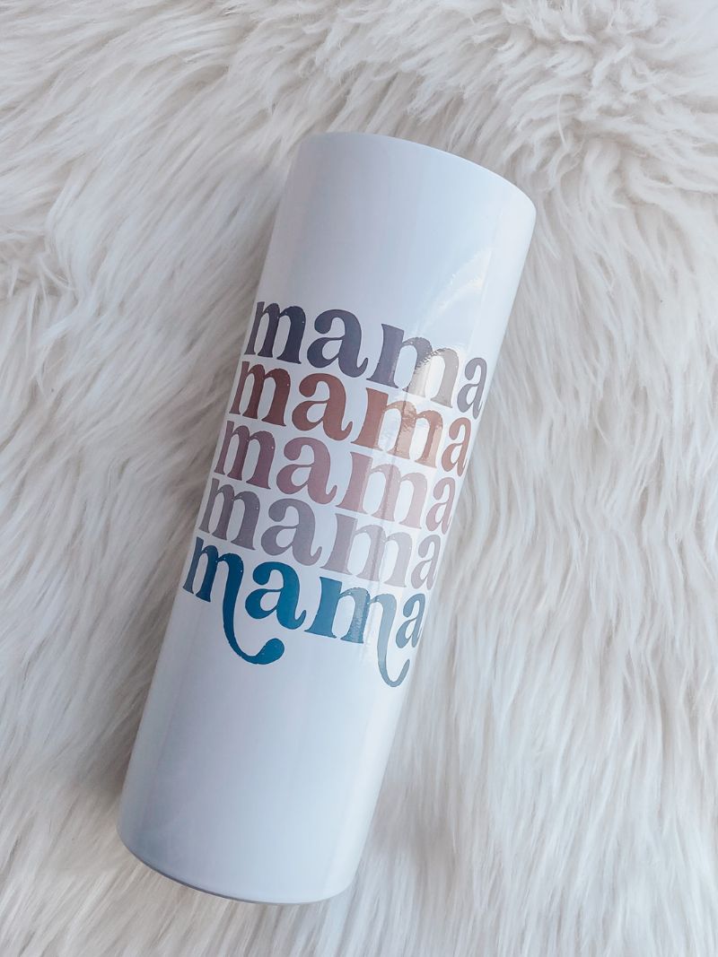 20oz Retro Mama Skinny Tumbler - Emma K Designs