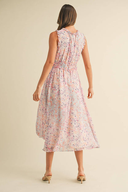 The Ella Floral Midi Dress