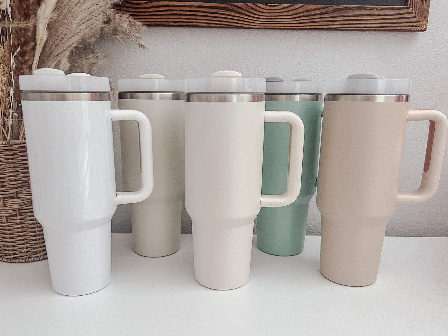 40oz Tumbler with Handle 2.0 Dupes - Emma K Designs