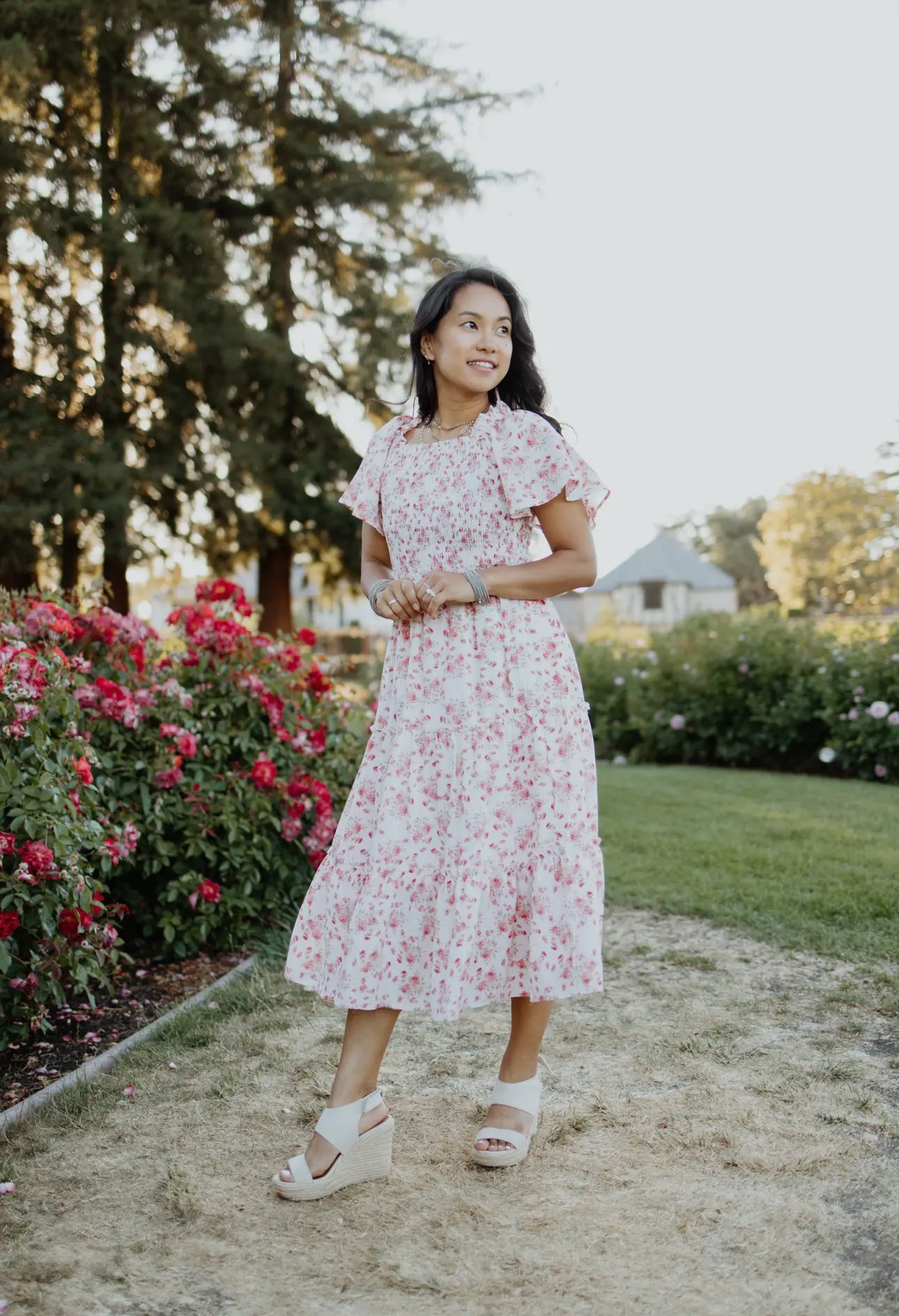 Oana Floral Midi Dress