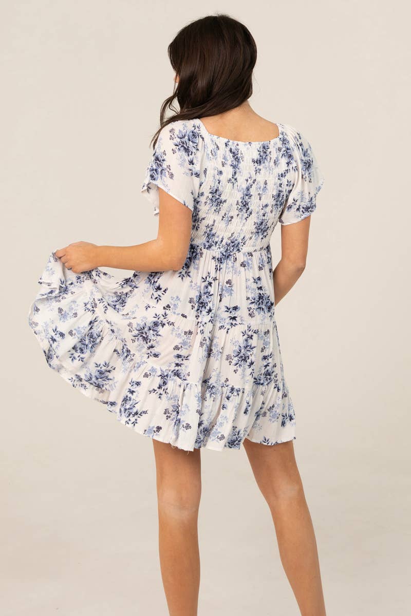 Bluebell Bloom Babydoll Dress