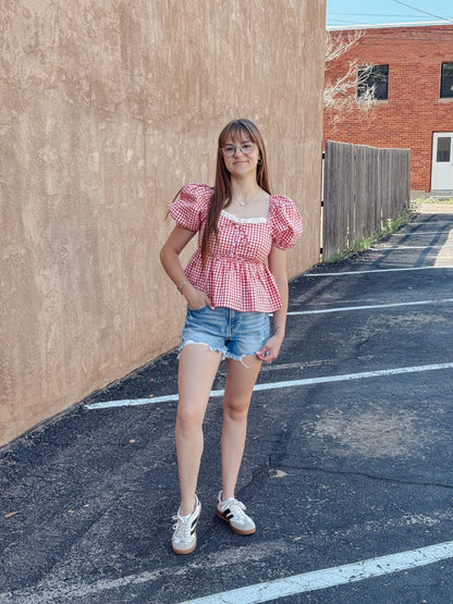The Scarlett Peplum Top