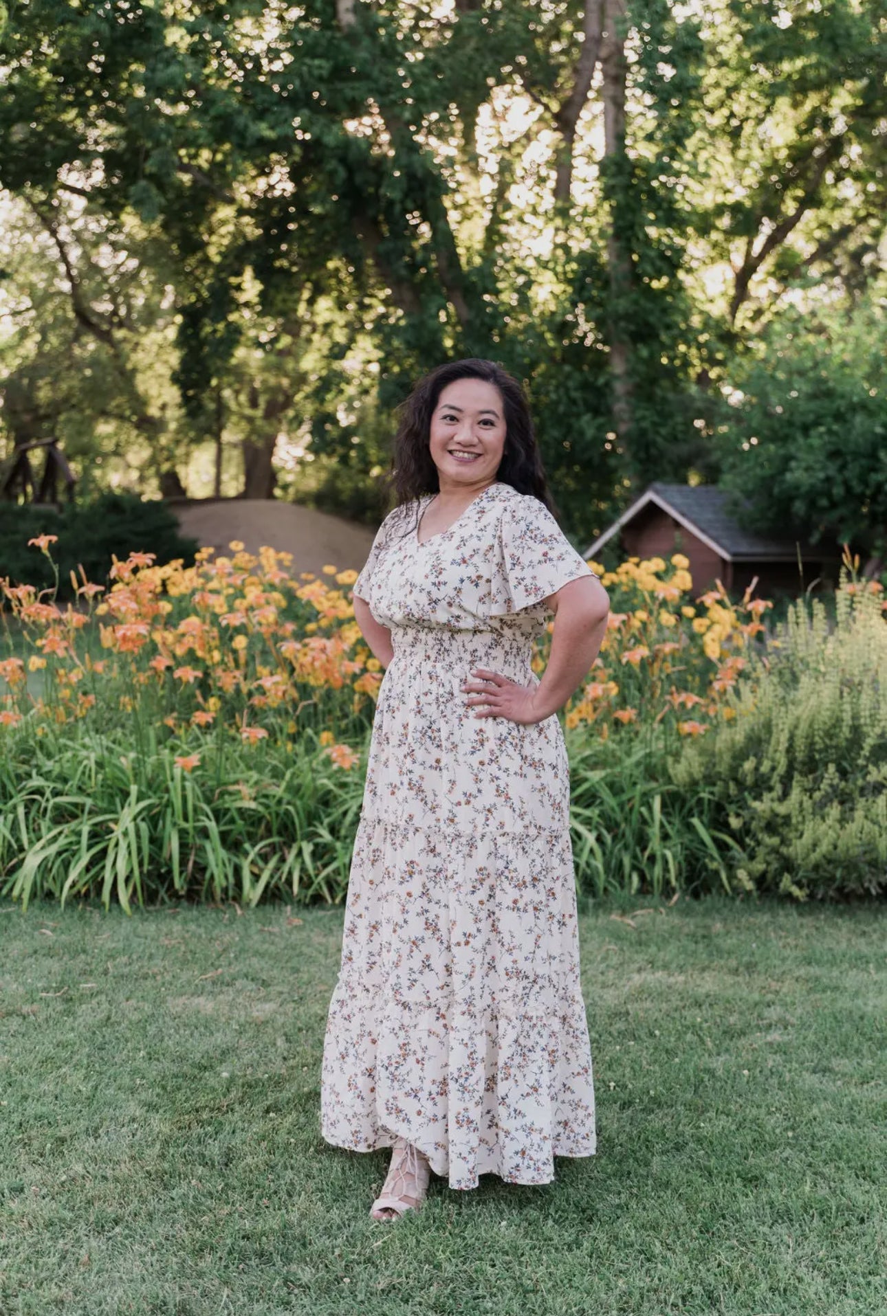 Michaela Floral Maxi Dress