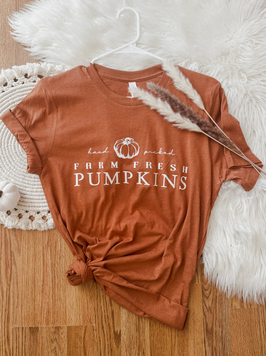 Farm Fresh Pumpkins (Orange) T-Shirt