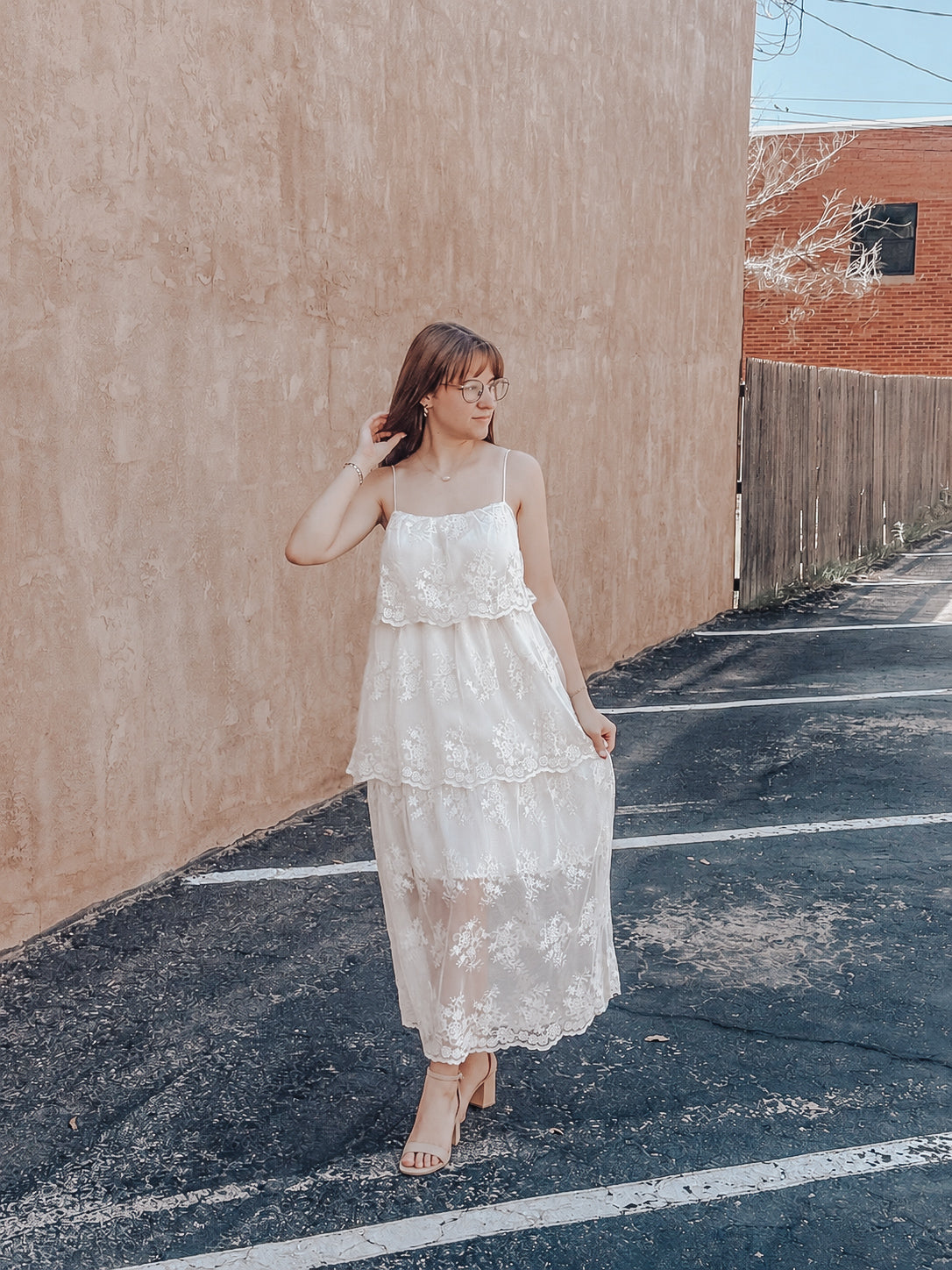 The Evangeline Lace Maxi Dress