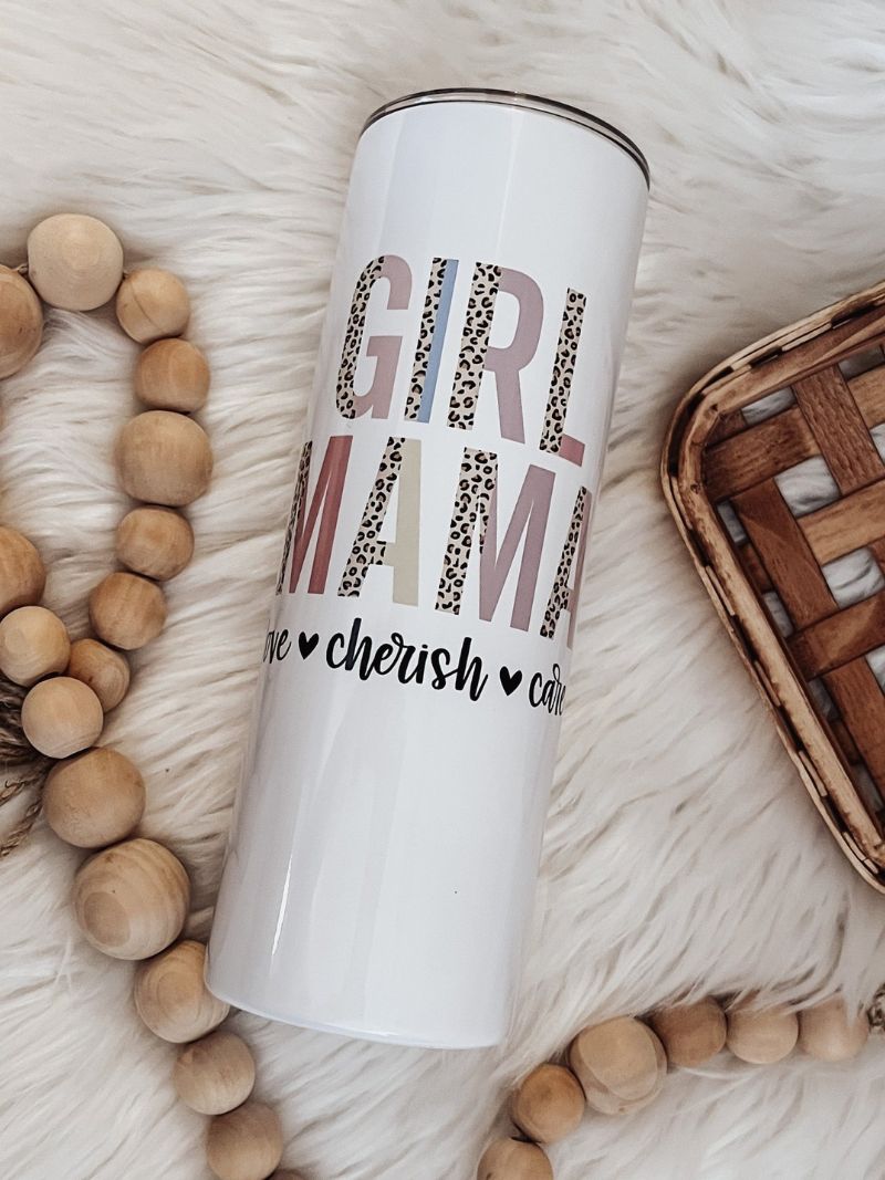 Girl Mama 20oz Skinny Tumbler