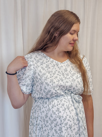 Esther Floral Print Maxi Dress