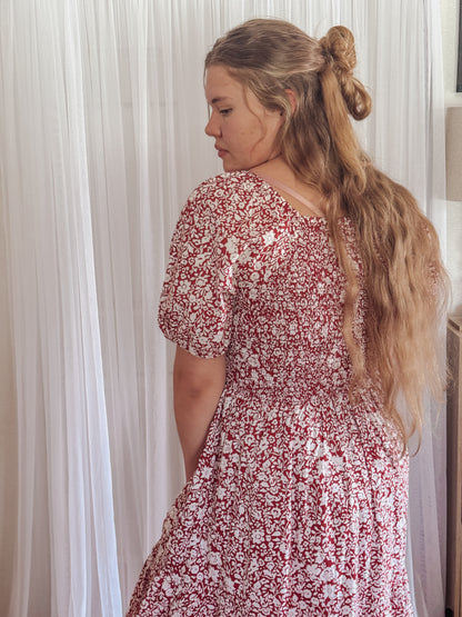 The Ivy Rose Floral Print Knee Length Dress