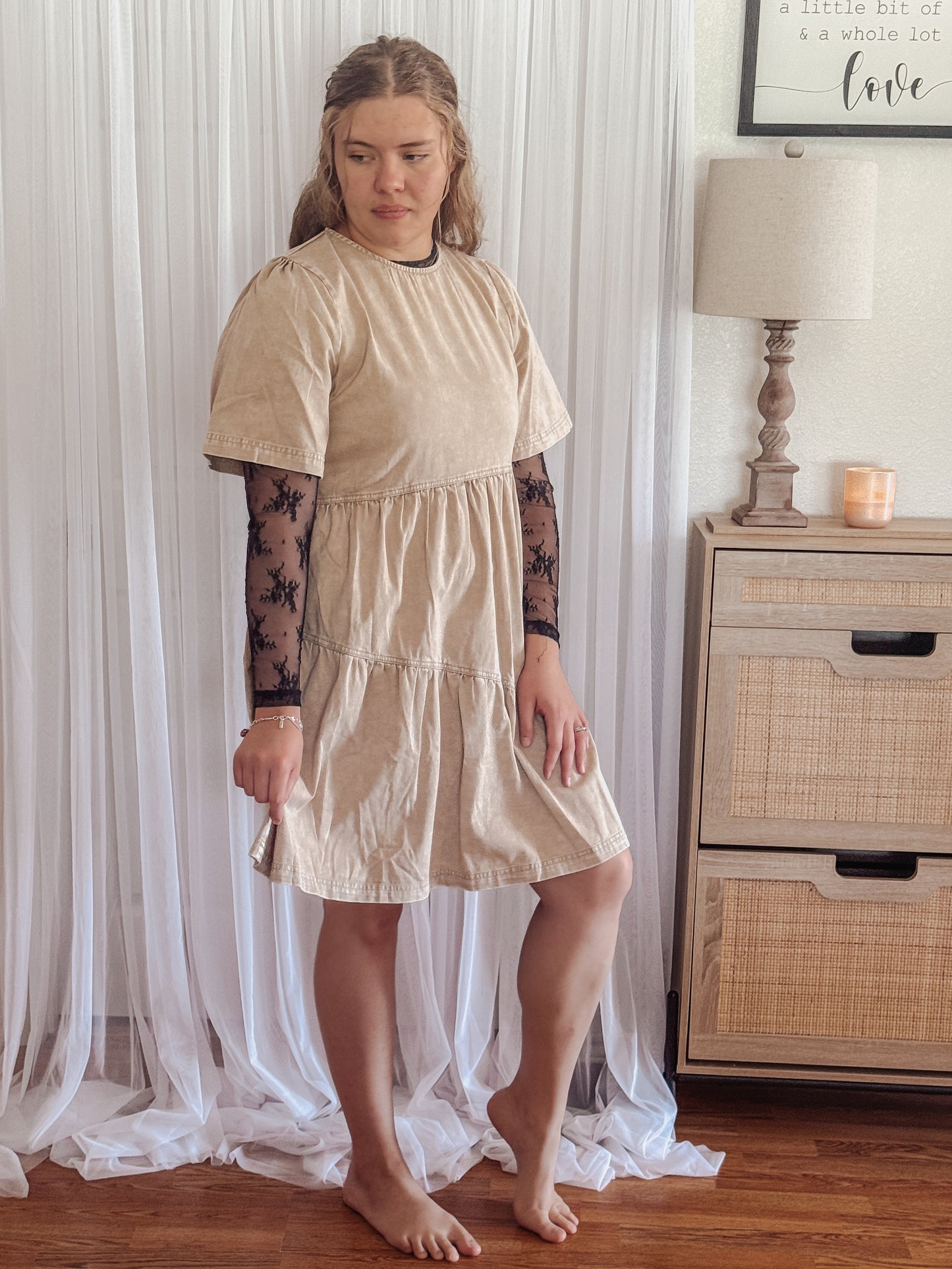 The Sloane Denim Mini Dress