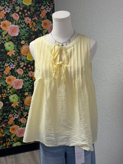 The Buttercream Bow Detail Top