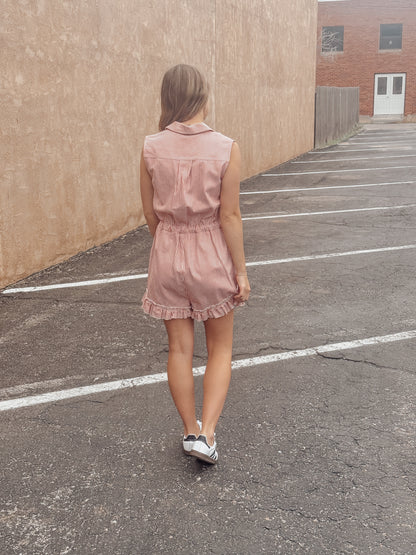 Coral Coast Stripe Romper