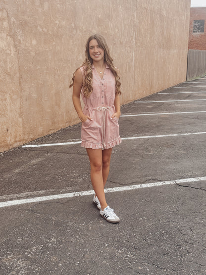 Coral Coast Stripe Romper