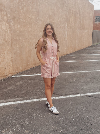 Coral Coast Stripe Romper
