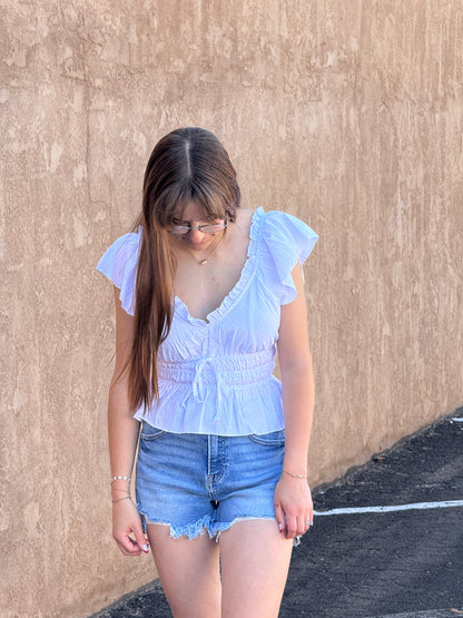 The Wanda Ruffle Blouse