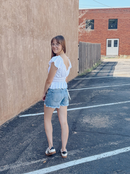 The Wanda Ruffle Blouse
