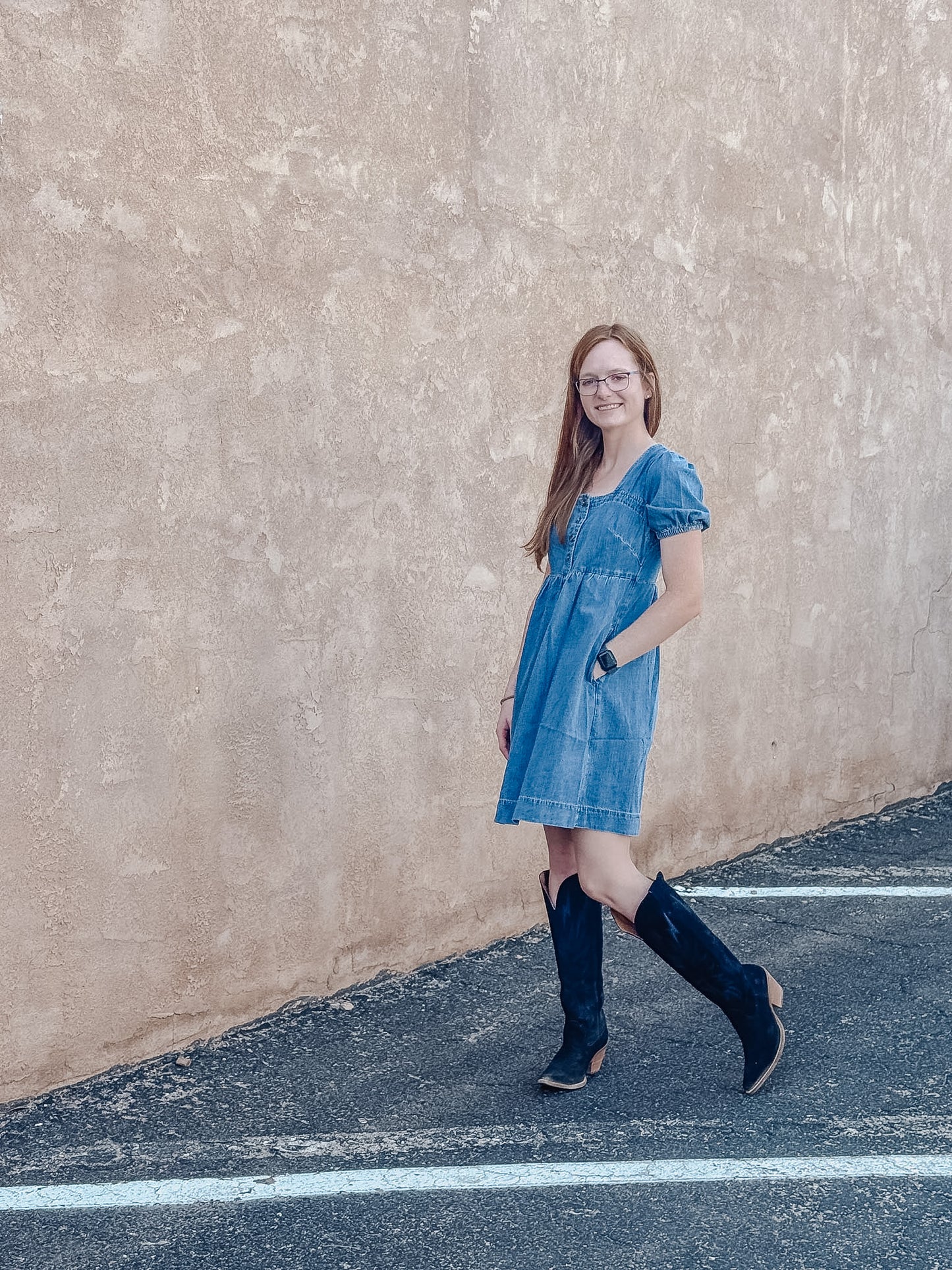 The Dakota Denim Mini Dress