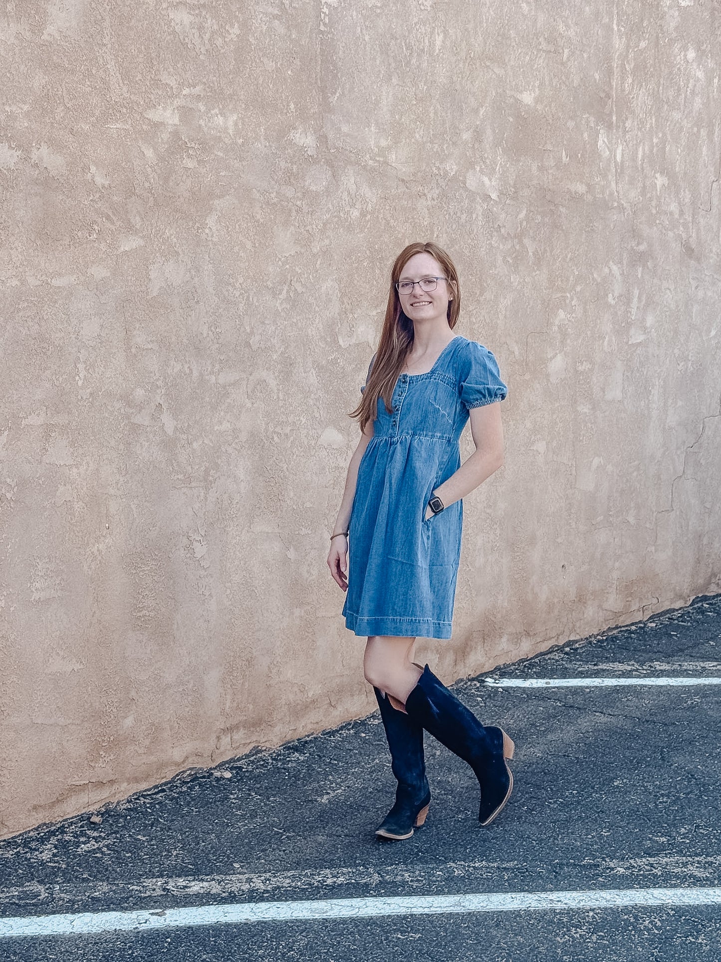 The Dakota Denim Mini Dress