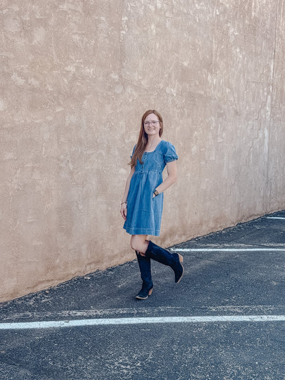 The Dakota Denim Mini Dress