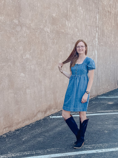 The Dakota Denim Mini Dress