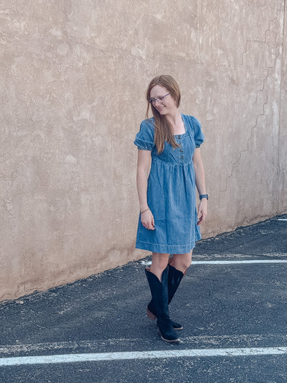 The Dakota Denim Mini Dress