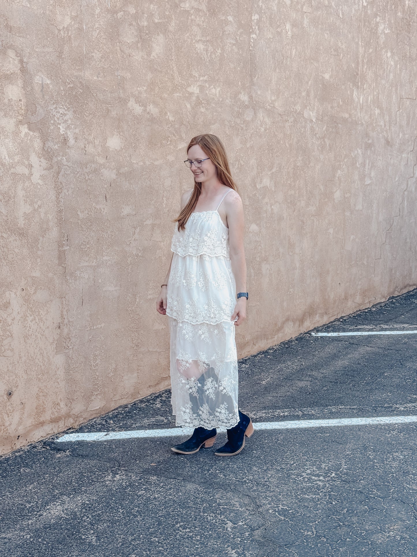 The Evangeline Lace Maxi Dress