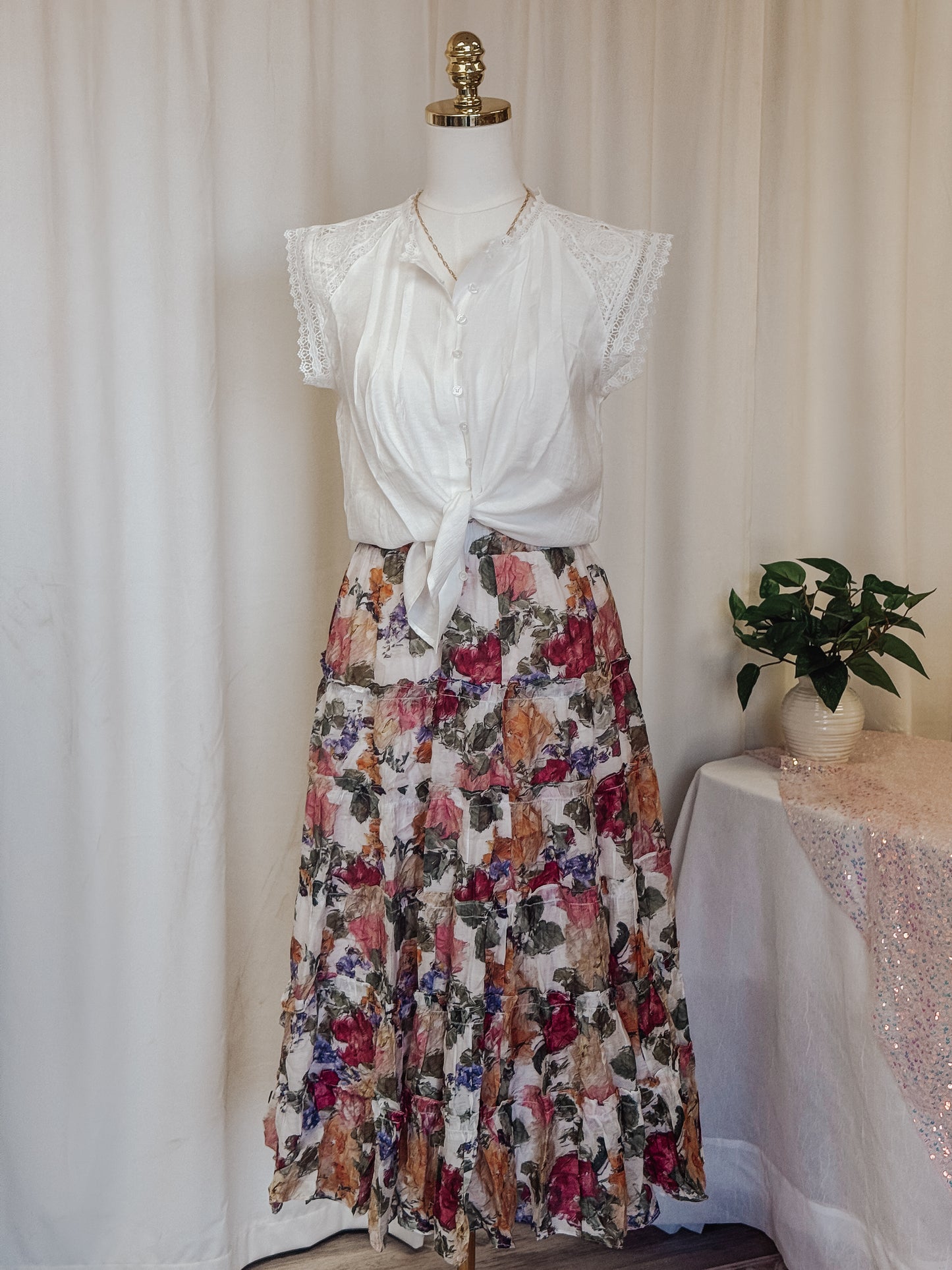 Maura Floral Skirt