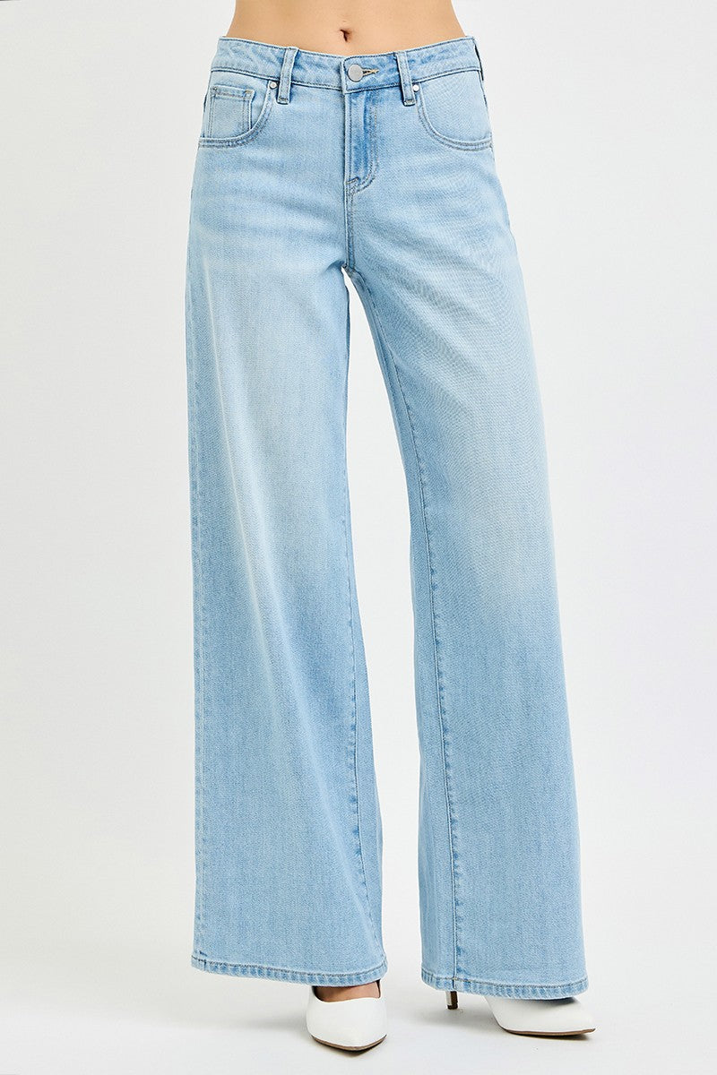 Slouchy Wide Leg Jeans