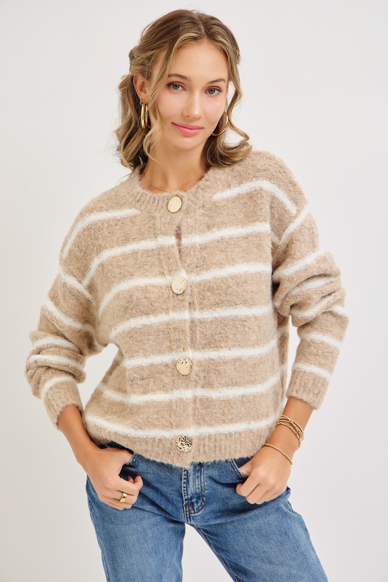 Sutton Stripe Cardigan