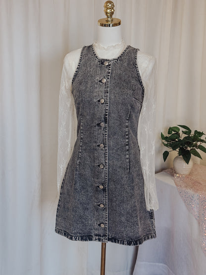 The Ashford Button-Front Denim Dress