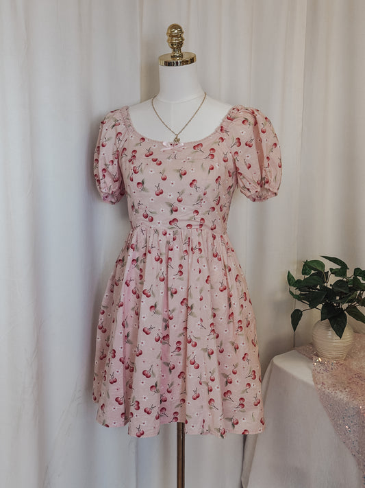 The Darling Cherry Mini Dress