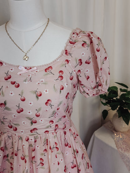 The Darling Cherry Mini Dress