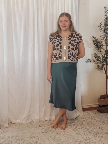 The Everly Leopard Button Up