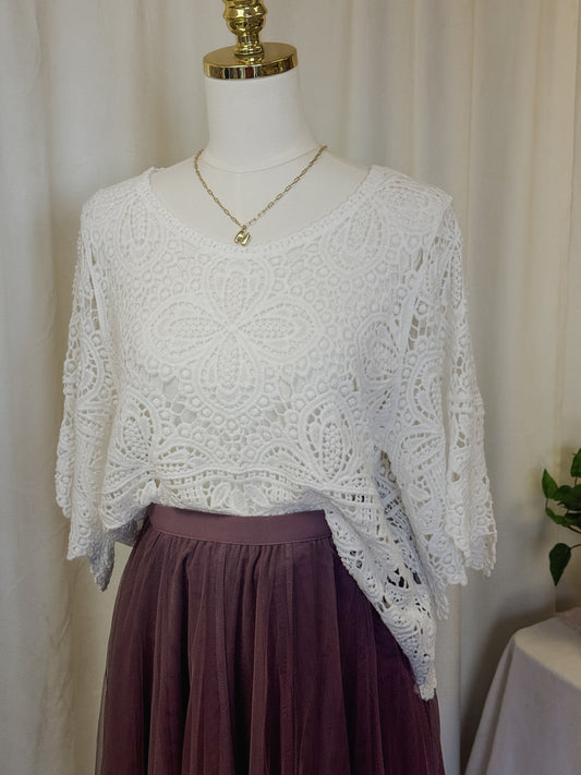 The Ivory Grace Lace Blouse