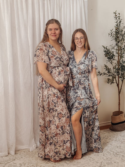 The Juliette Maxi Dress in Blue