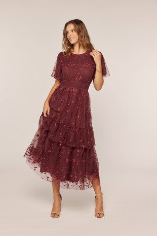 The Maren Lace Midi Dress