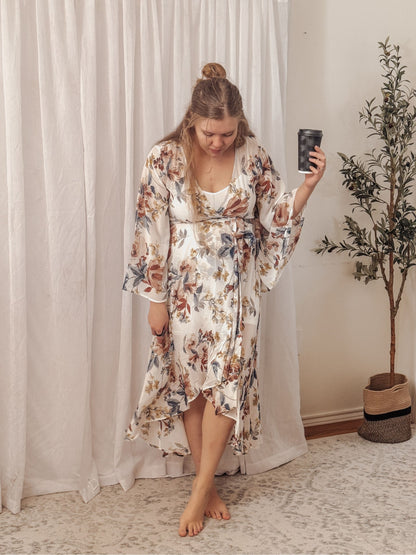 The Maribelle Floral Wrap Maxi