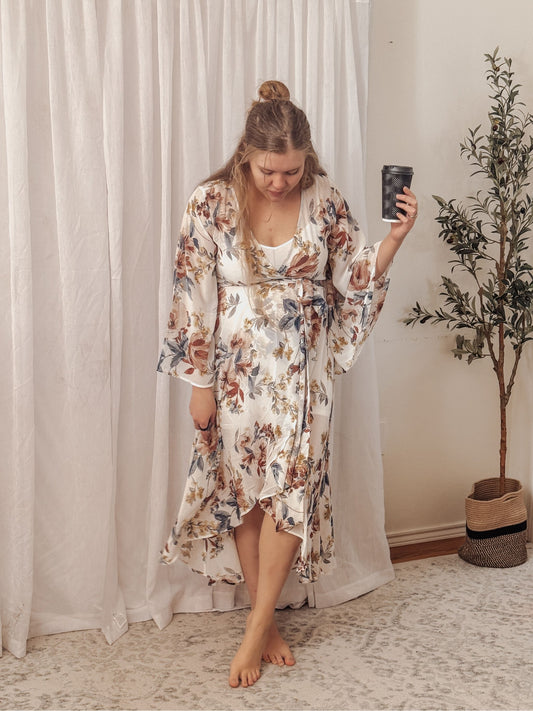 The Maribelle Floral Wrap Maxi