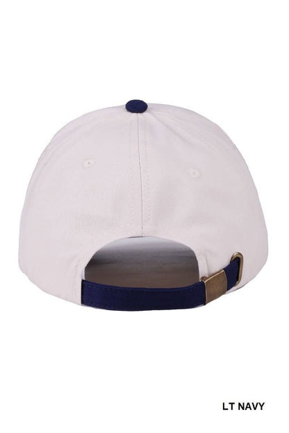 Somebody's Problem Two Tone Canvas Cotton Cap