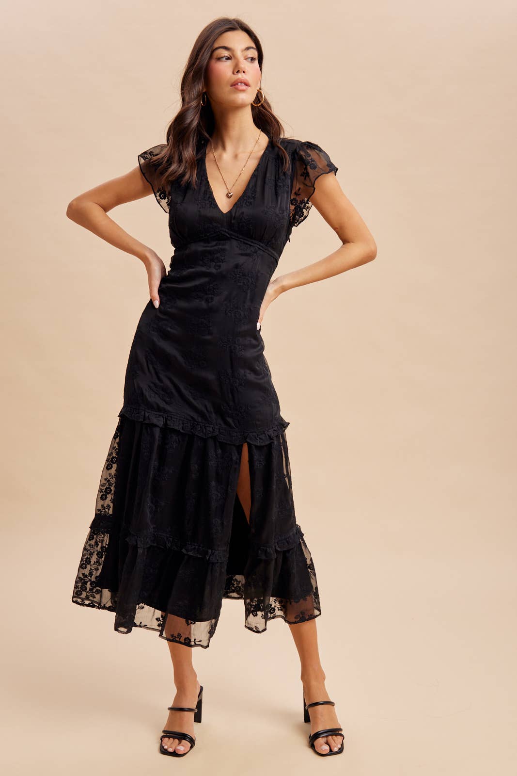 The Midnight Lace Romance Dress