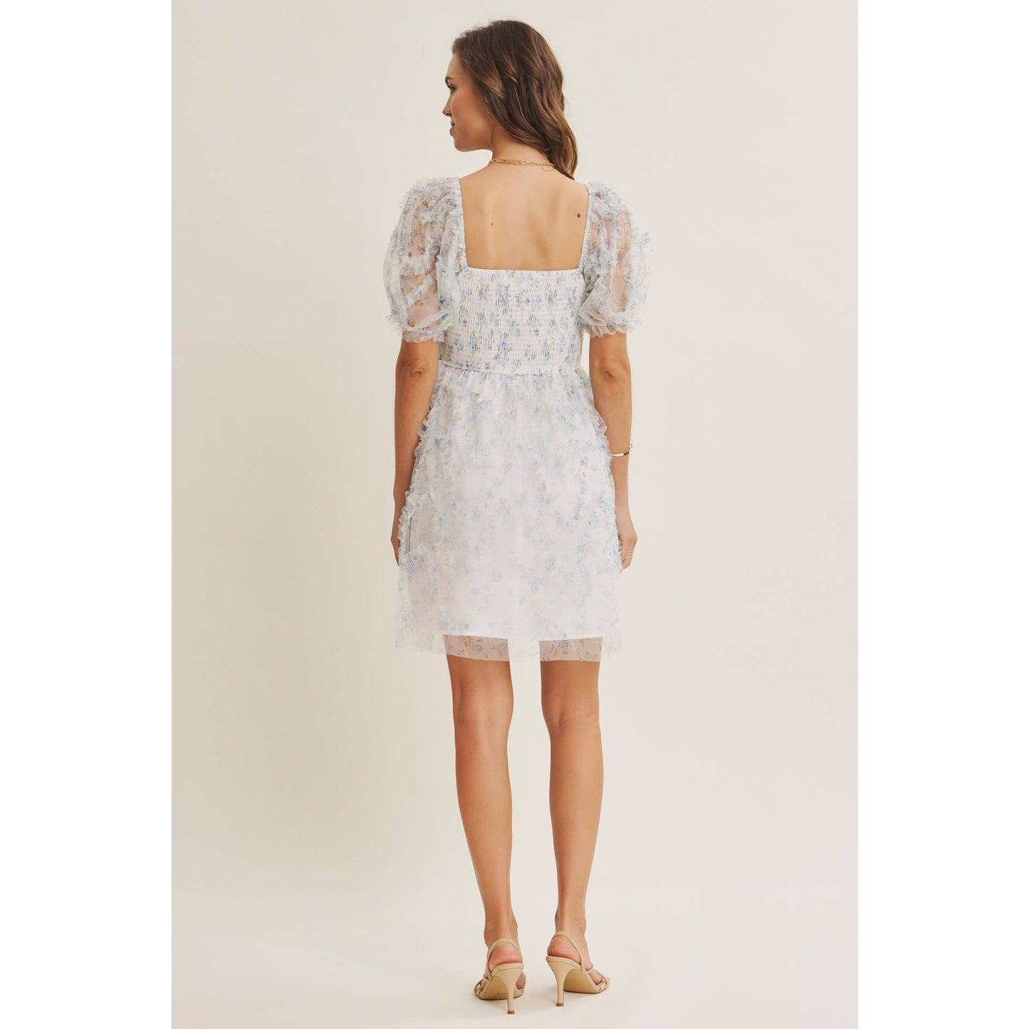 Garden Romance Ruffle Mini Dress